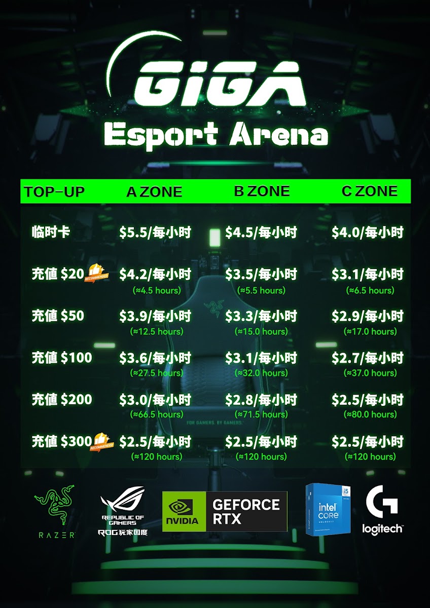 GIGA ESPORT ARENA (GIGA Internet cafe)/GIGA剧本工作室