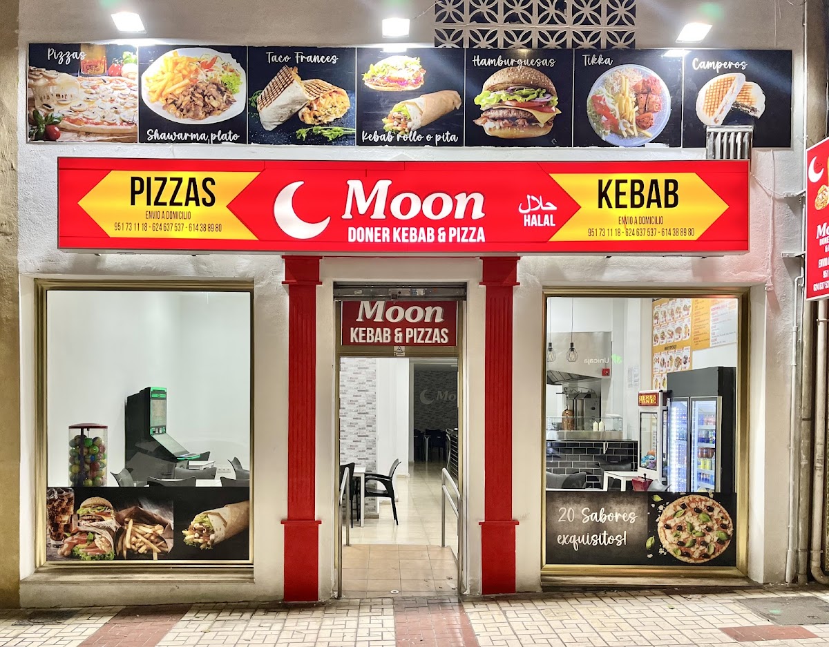 Moon kebab (Halal food)