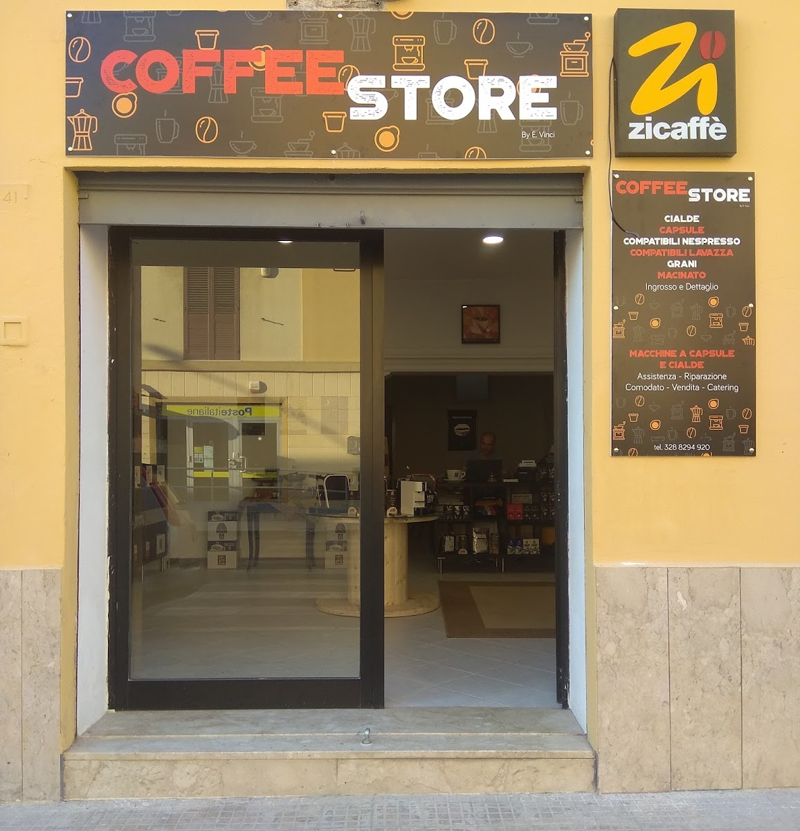 Coffee Store Zicaffè by E. Vinci